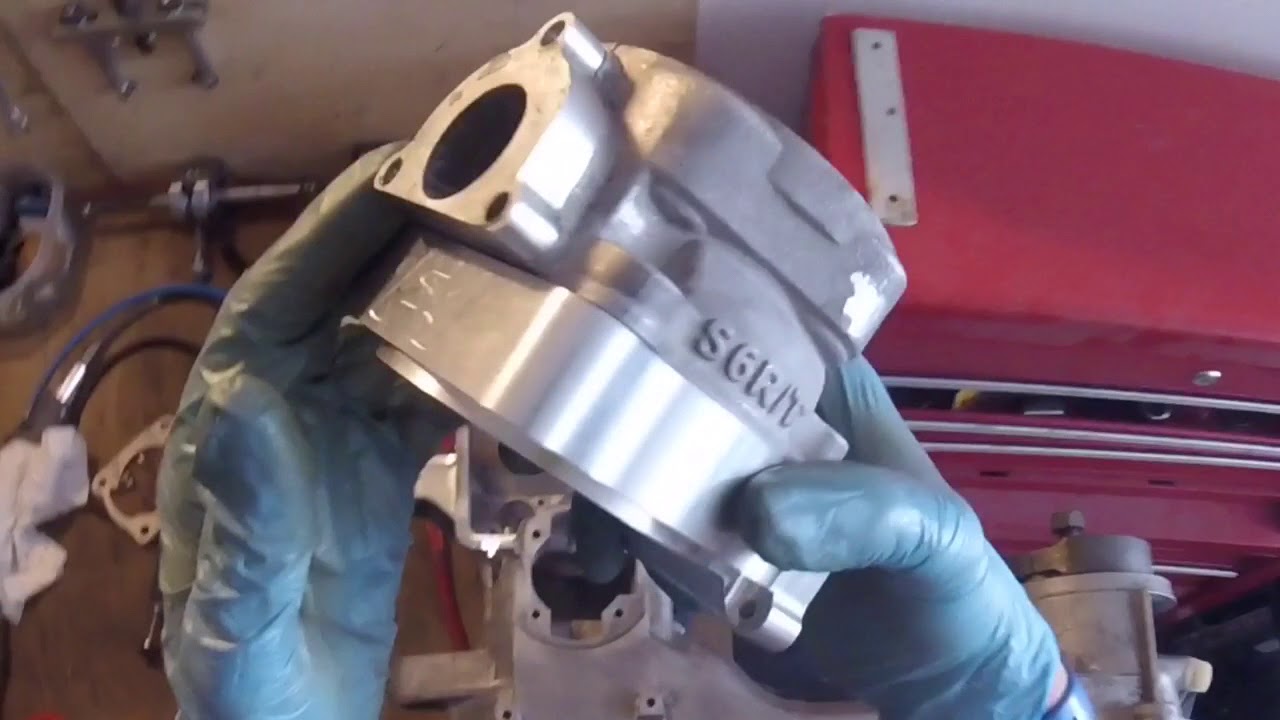 Booster RT 95cc verticale assemblaggio Carter+basetta+cilindro