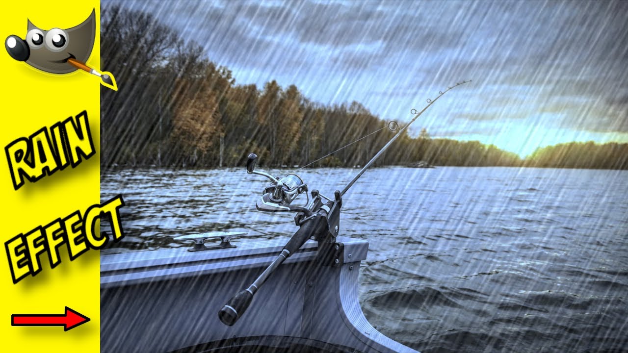 How To Make A Rain Effect Using Gimp (Tutorial)