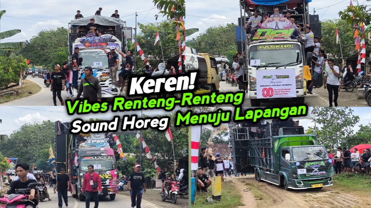 ASLI KEREN ❗Renteng-Renteng Sound Horeg Menuju Lapangan Kedung Waru Blora