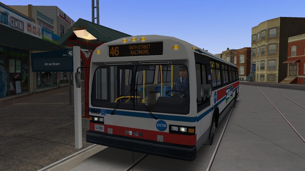 OMSI 2 Gameplay - Cayuga USA (Ver 0.7) | Route 46 round trip
