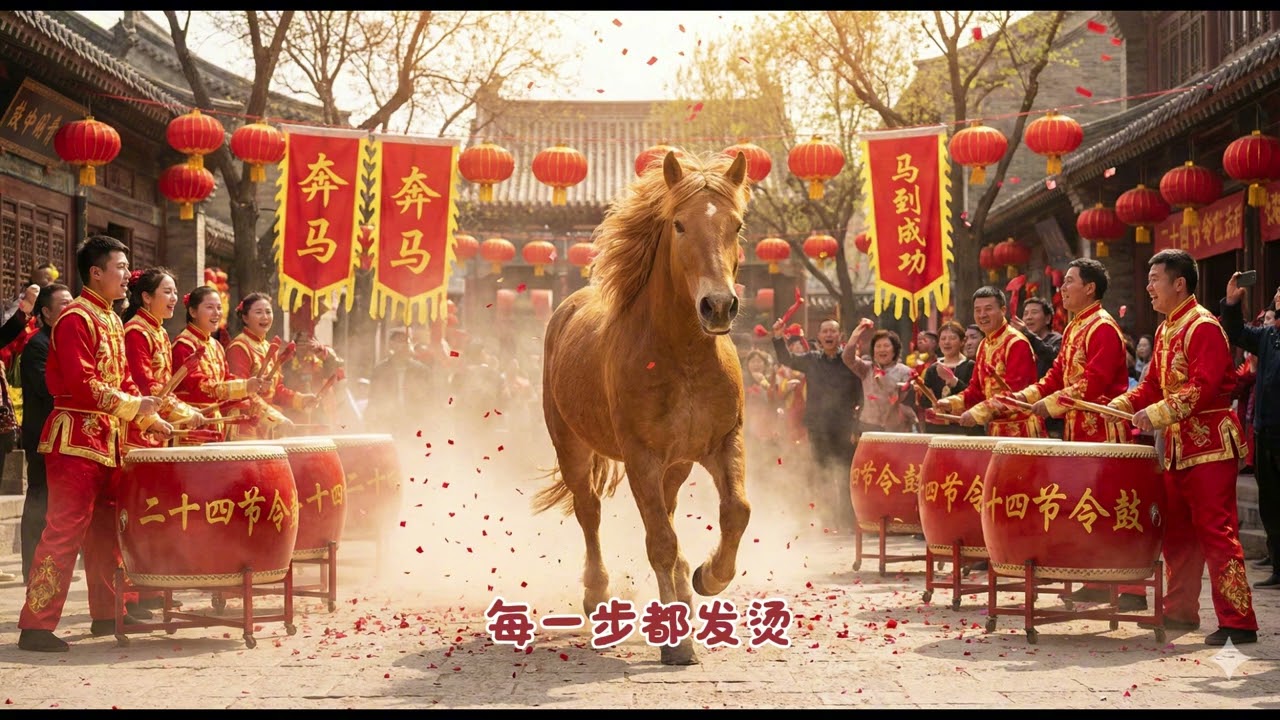 二十四节令奔马 ｜贺岁歌 （Lyrics Only)
