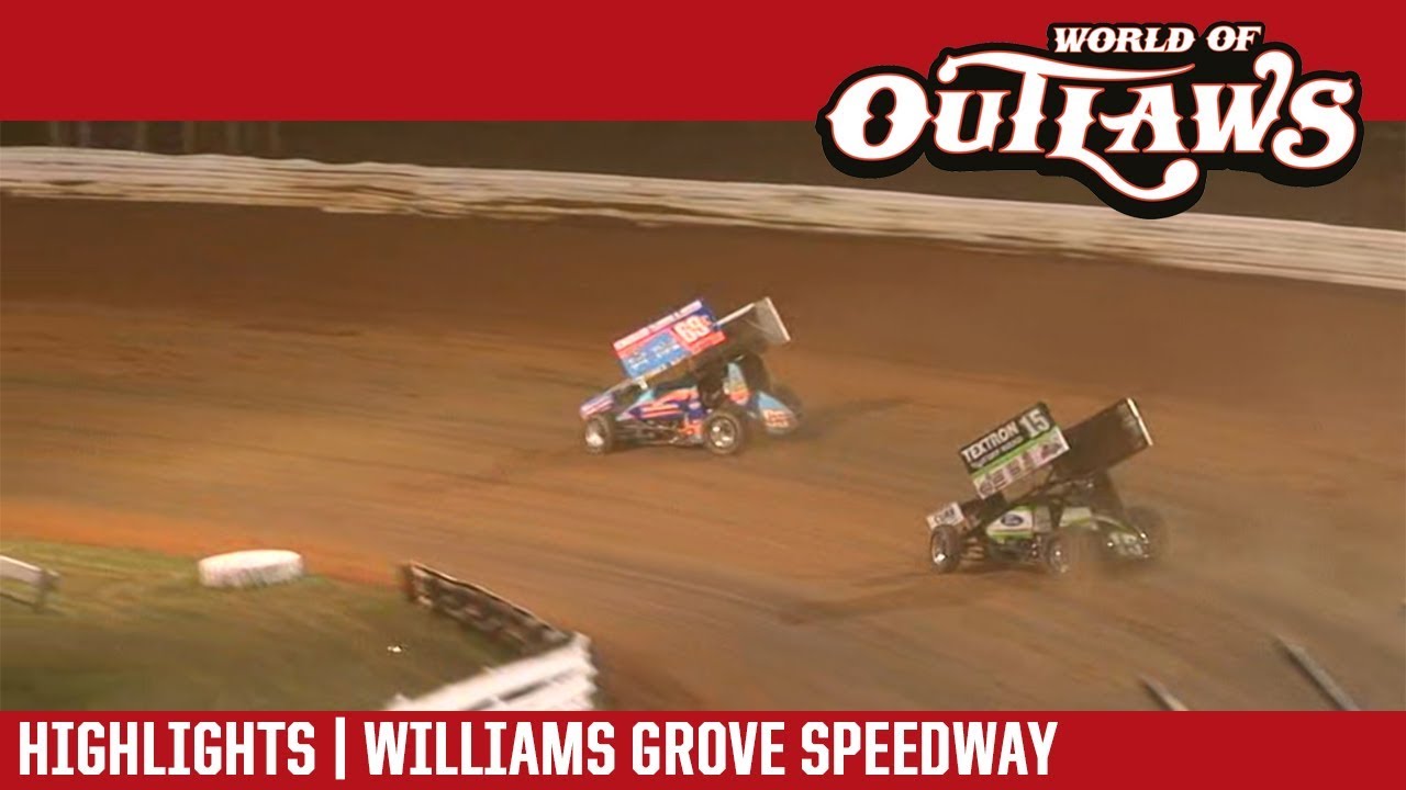 Гонки World of Outlaws Craftsman Sprint Cars на автодроме Williams Grove Speedway, 20 июля 2018 г...
