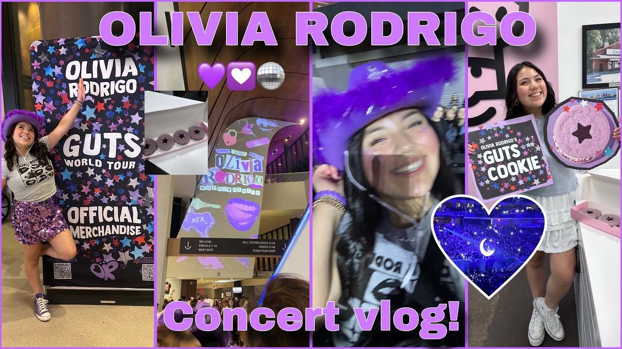 OLIVIA RODRIGO CONCERT VLOG-concert,crumbl cookies💟💜❤️