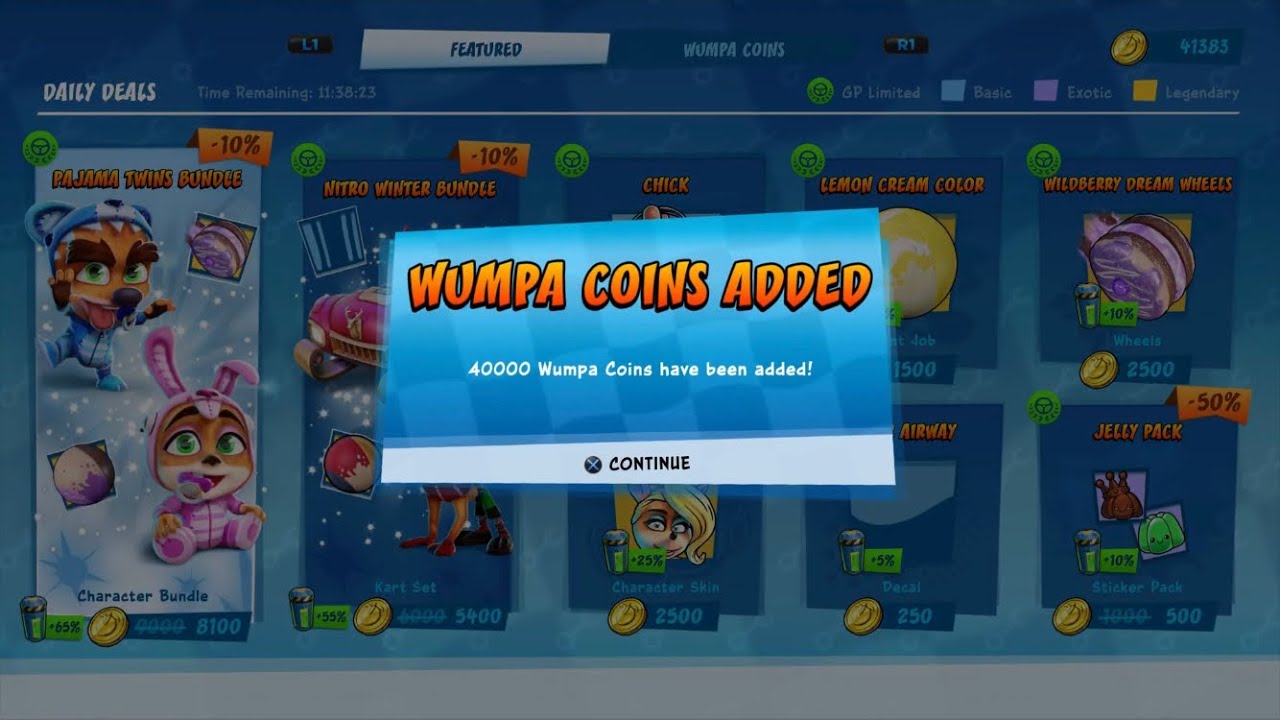 Crash Team Racing Nitro Fuelled Part 68 - Spending 40,000 Wumpa Coins in the Pit Stop