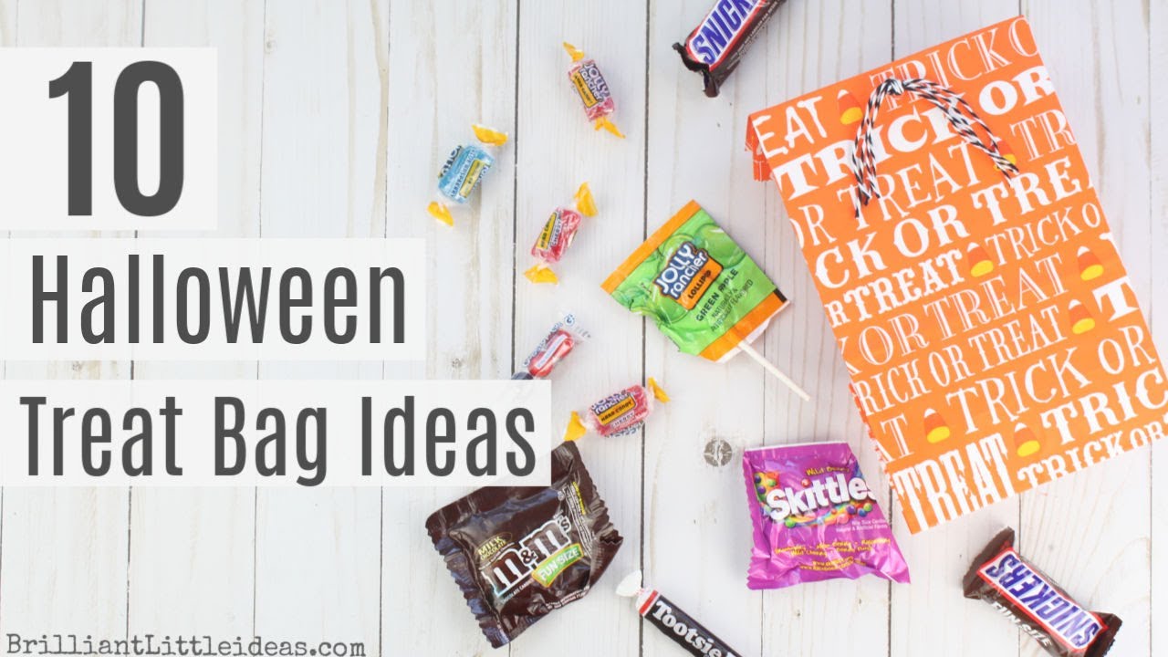 10 Halloween Candy Treat Bag Ideas