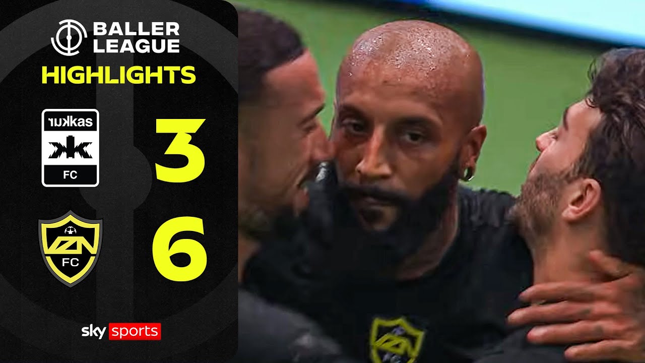 Tobi Brown's VZN FC dominate in Baller League thriller! Rukkas FC 3-6 VZN FC | Highlights