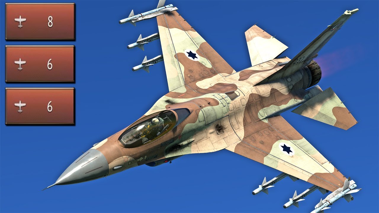 ⚔️ Solo Dominance Against an Entire Team! | F-16A Block 10 