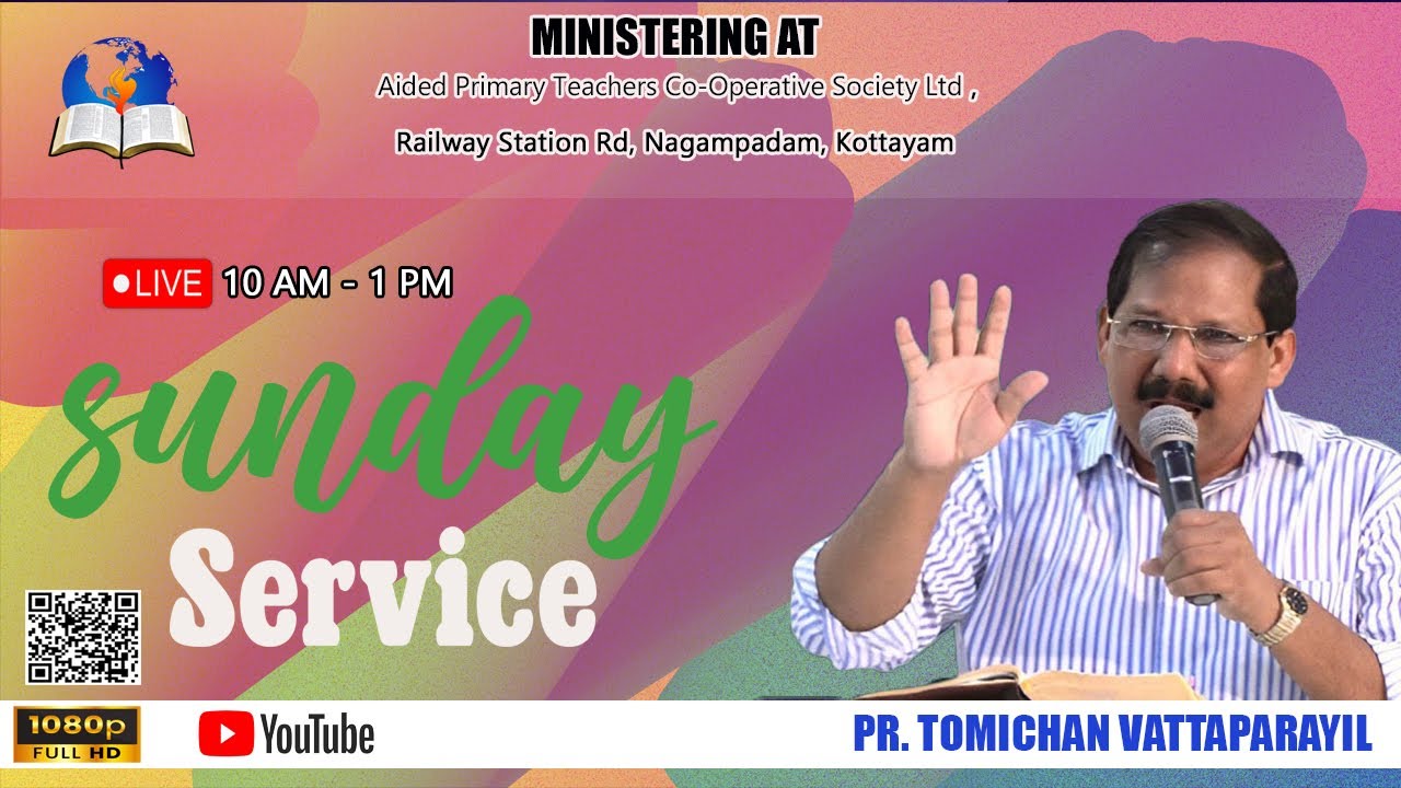 🔴 Sunday Live | 1st Feb 2026 | Malayalam sermon | Online Worship | Pr. Tomichan Vattaparayil