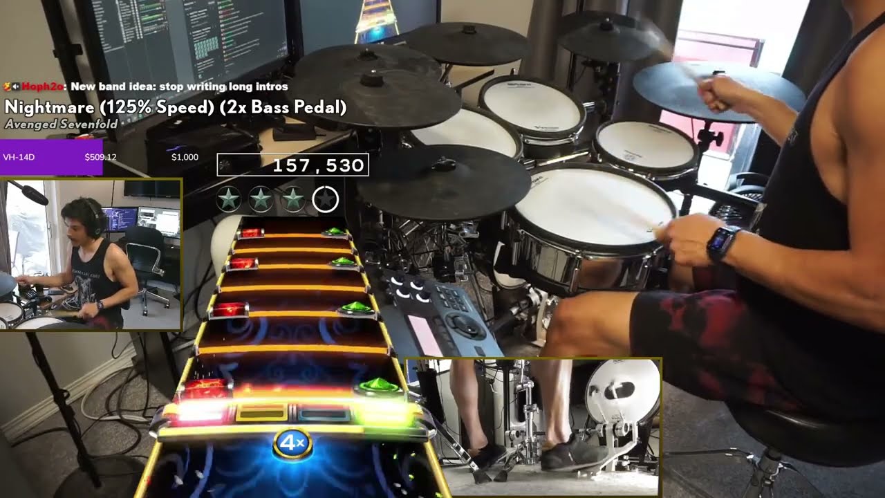 Nightmare (125% Speed) by Avenged Sevenfold - Pro Drums FC