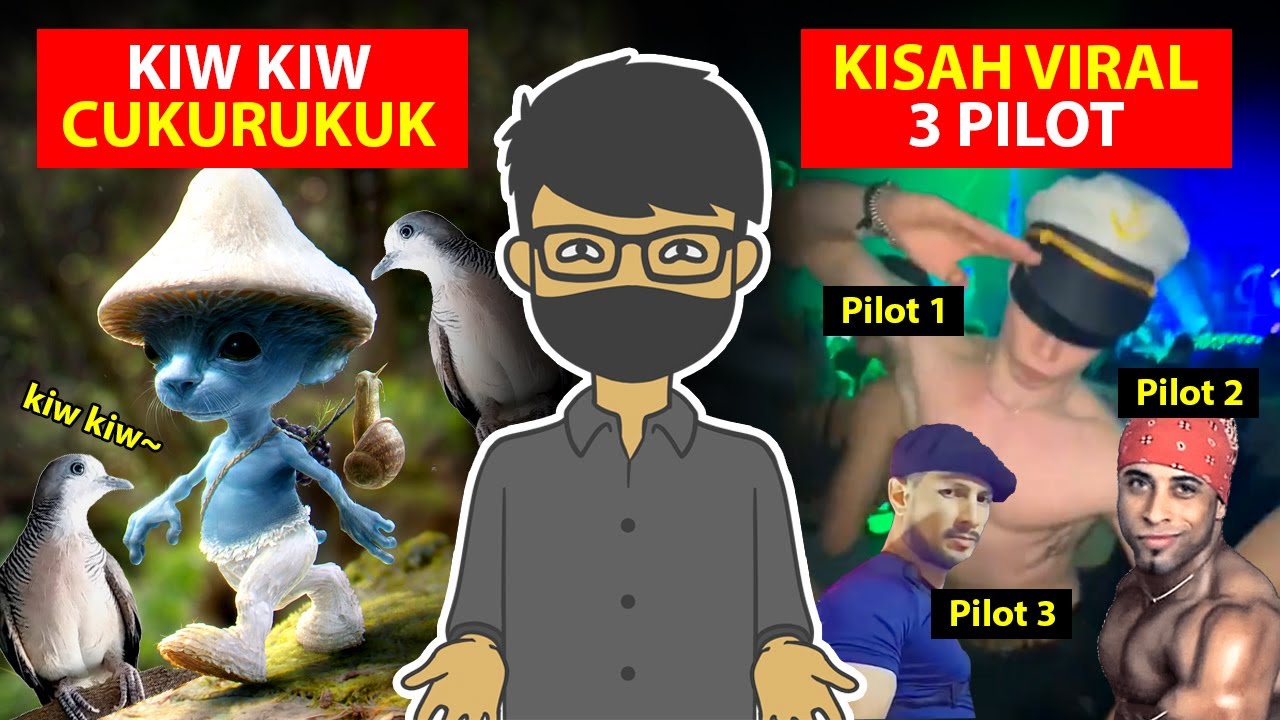 MEME VIRAL PALING LUCU DAN NGAKAK | Kiw Kiw Cukurukuk, Kisah 3 Pilot, dan Smurf Cat