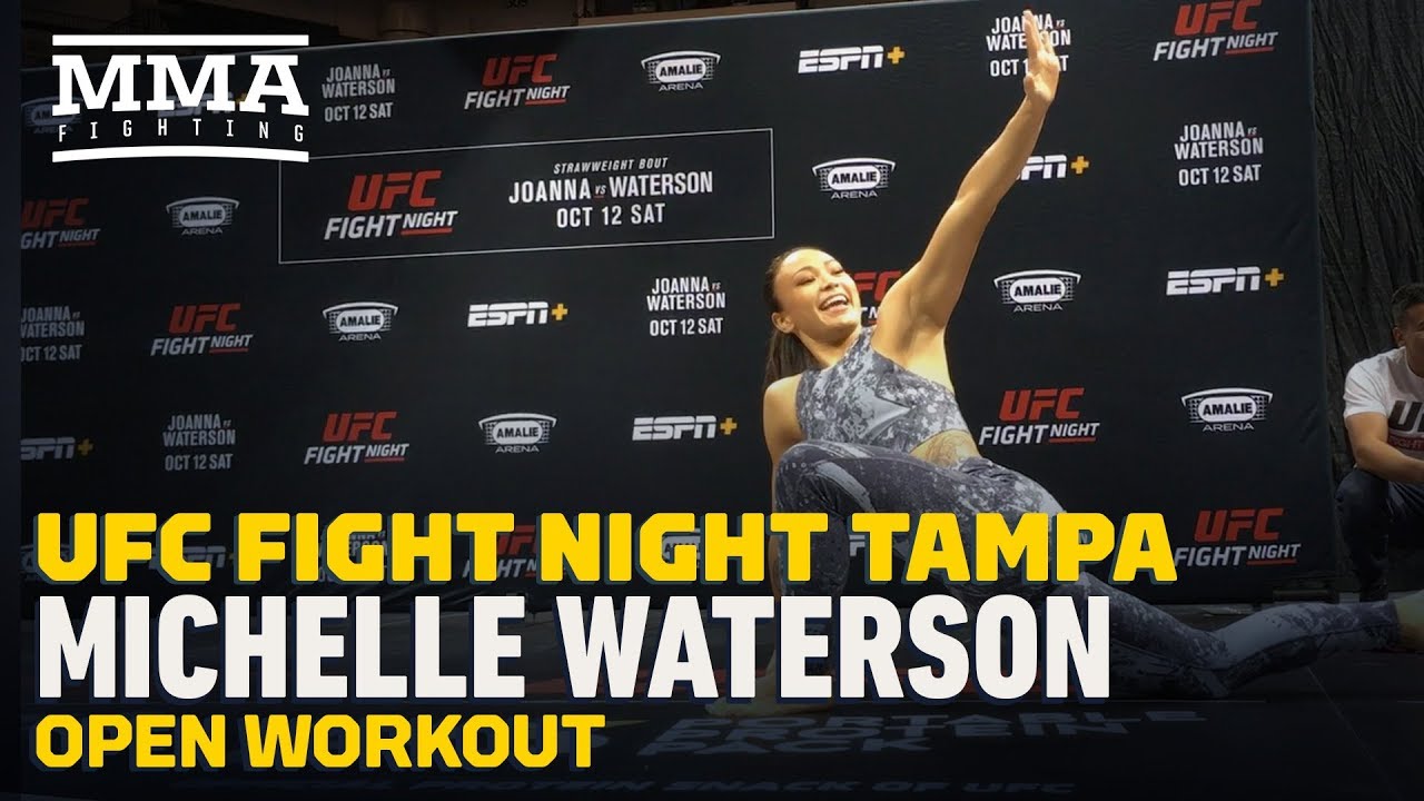 UFC Tampa: Michelle Waterson Open Workout Highlights - MMA Fighting
