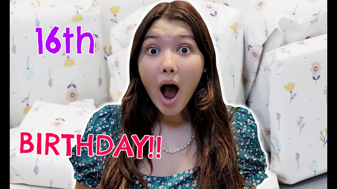 ISABELLES 16th BIRTHDAY MORNING OPENING HER PRESENTS!!