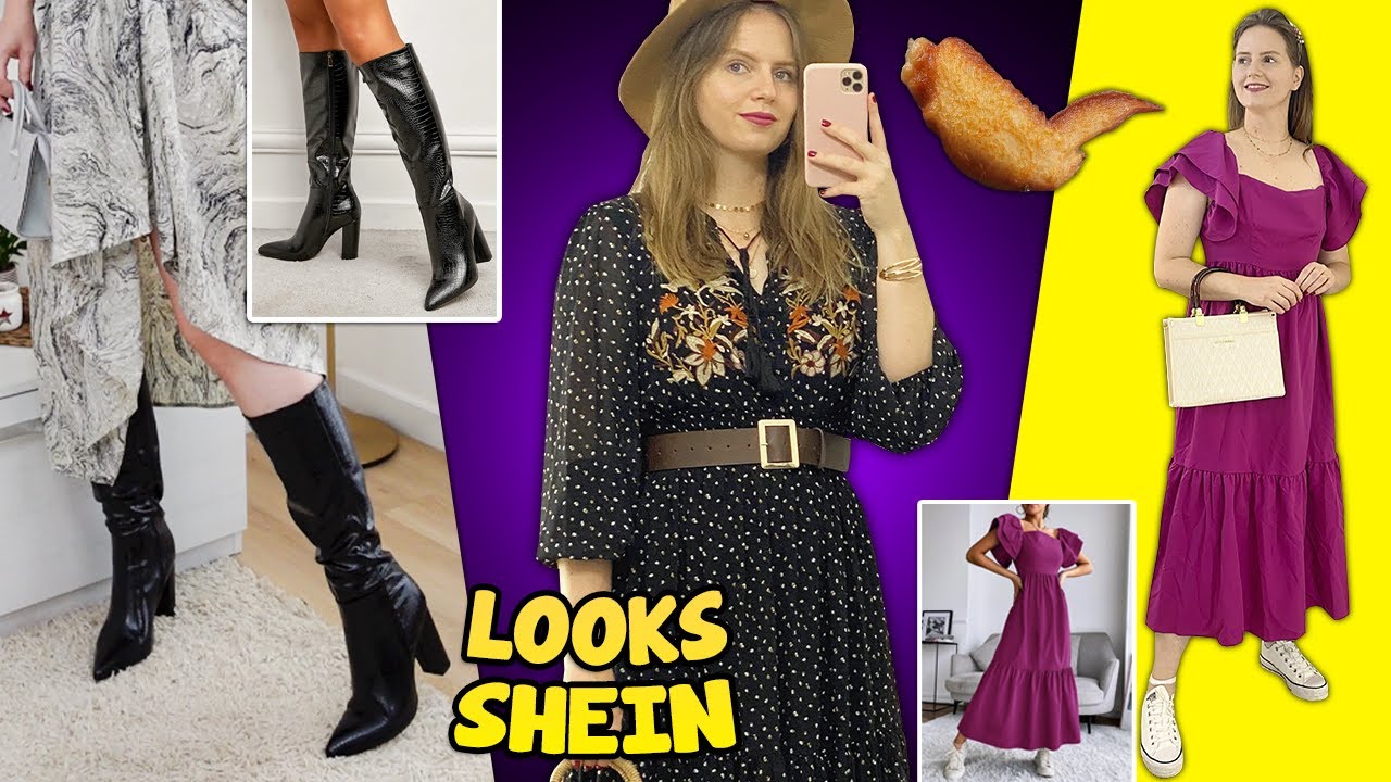 LOOKS COM VESTIDOS DA SHEIN! Vestido casual, vestido de princesa e muito mais!