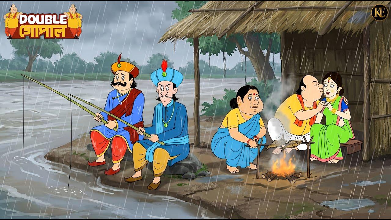 রাজা এবং মন্ত্রী বৃষ্টিতে মাছ ধরছেন, আর গোপাল ভাড় প্রেমে মত্ত! | ডাবল গোপাল ভাড় NEW EPISODE 2026