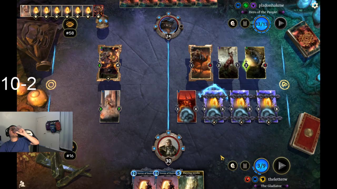 The Elder Scrolls Legends High Legend Duhbbleyou vs Plzdonhakme