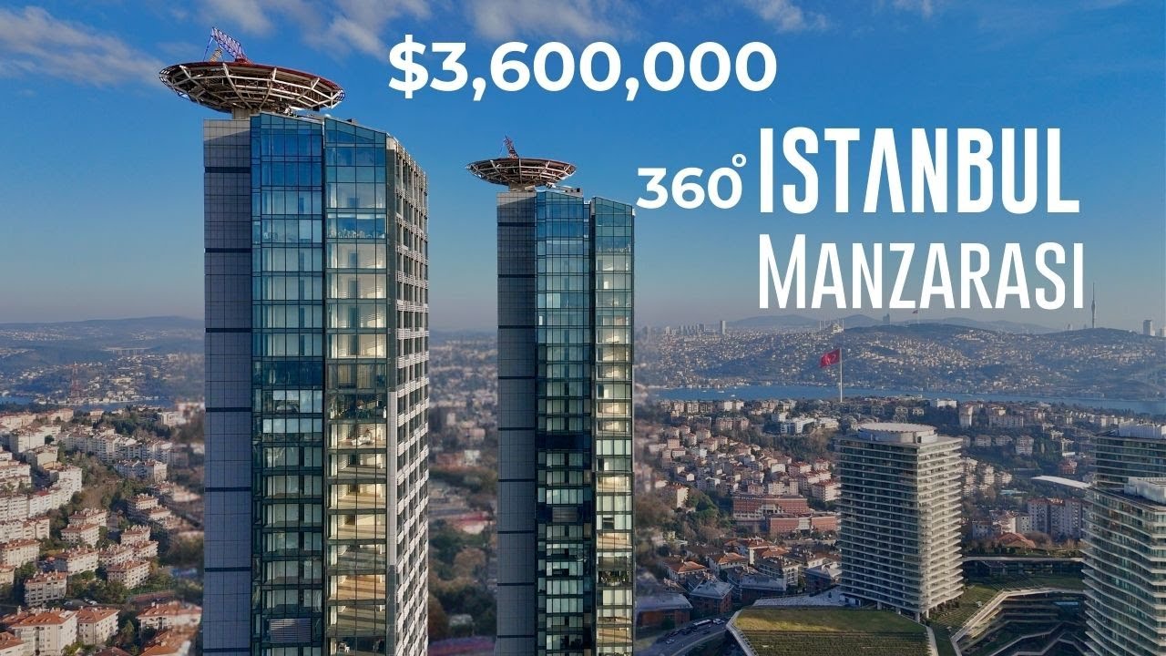 İstanbul'un En İyi Manzarasına Sahip Rezidans I Çiftçi Towers Türkerler