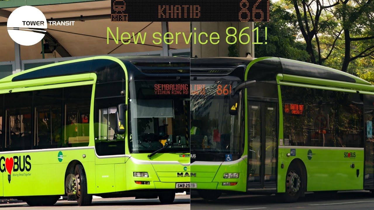 [TTS] New Service in Sembawang! Service 861 launch day showcase