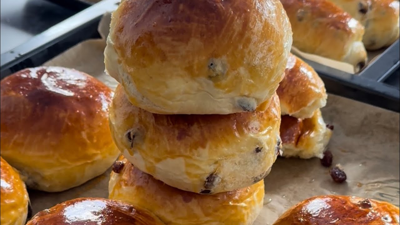 Super weiche , fluffige Rosinenbrötchen 👩‍🍳🤤