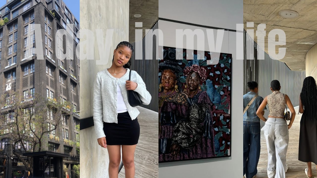 VLOG : A day in my life, Rosebank , Everard Art Gallery, grwm |South African YouTuber 
