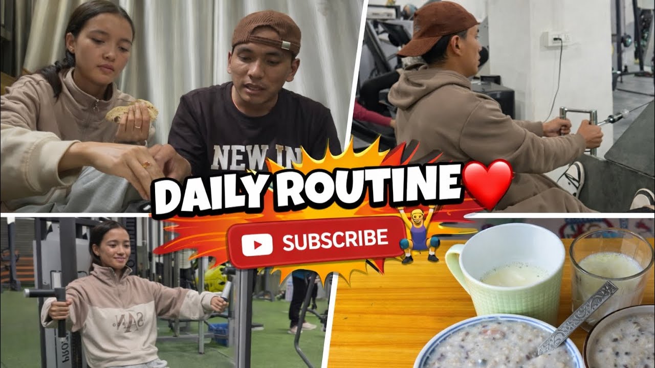 DAILY ROUTINE 💗2nd DAY IN THE GYM 🏋️‍♀️#gym #dailyvlog #dailyroutine 