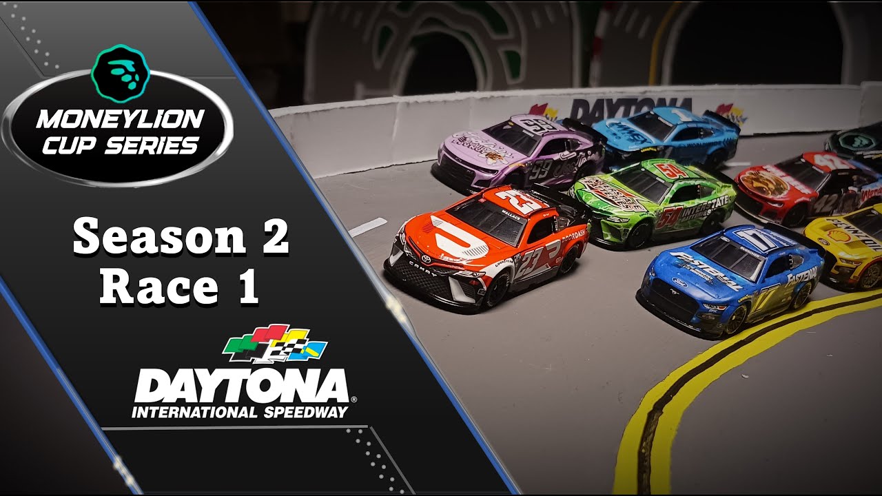 2024 Nascar Stop Motion // S2 R1 // The Daytona 500 [MoneyLion Cup Series]