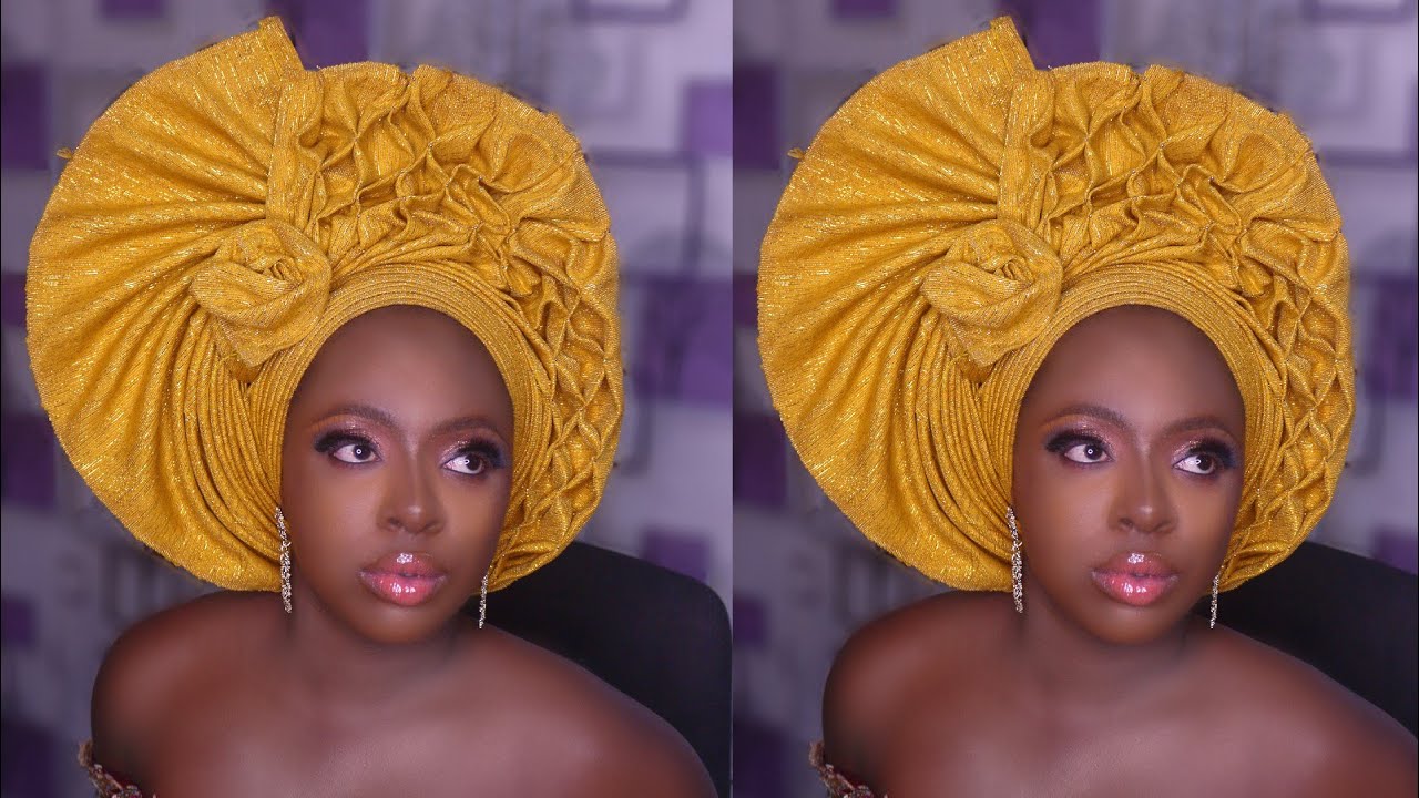2020 Trending Gele Tutorial - Fan Gele - Head Wrap