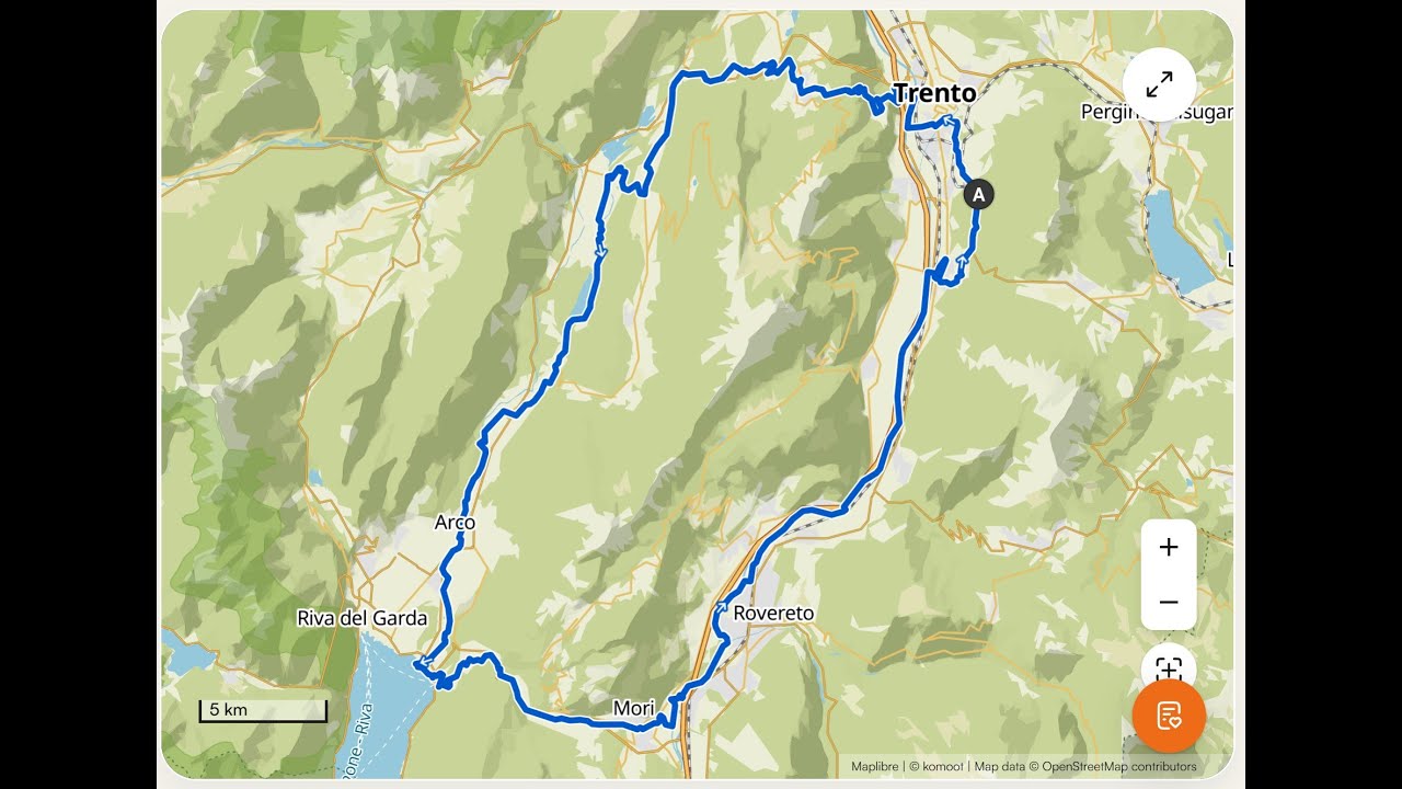 Sardagna-Vezzano-Torbole-Busatte-Nago-Rovereto-Trento (14-09-2025)