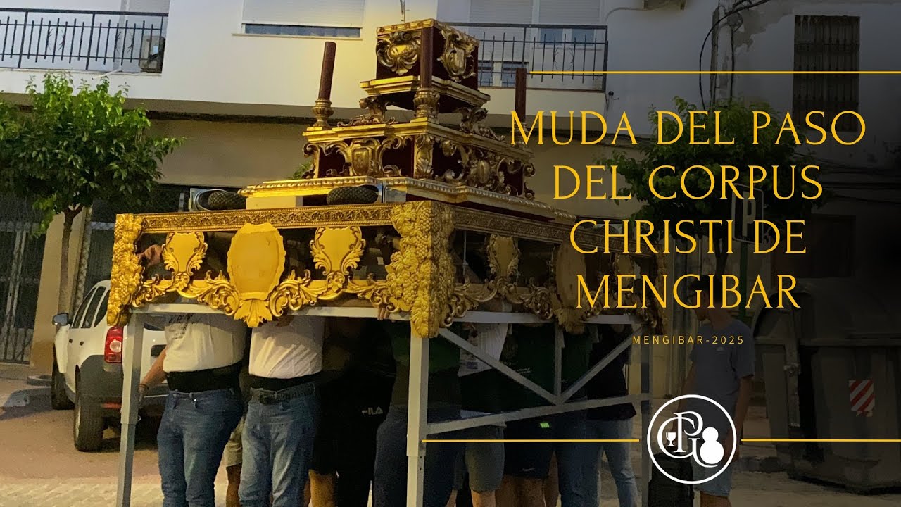 Muda del paso del corpus de mengibar 2025