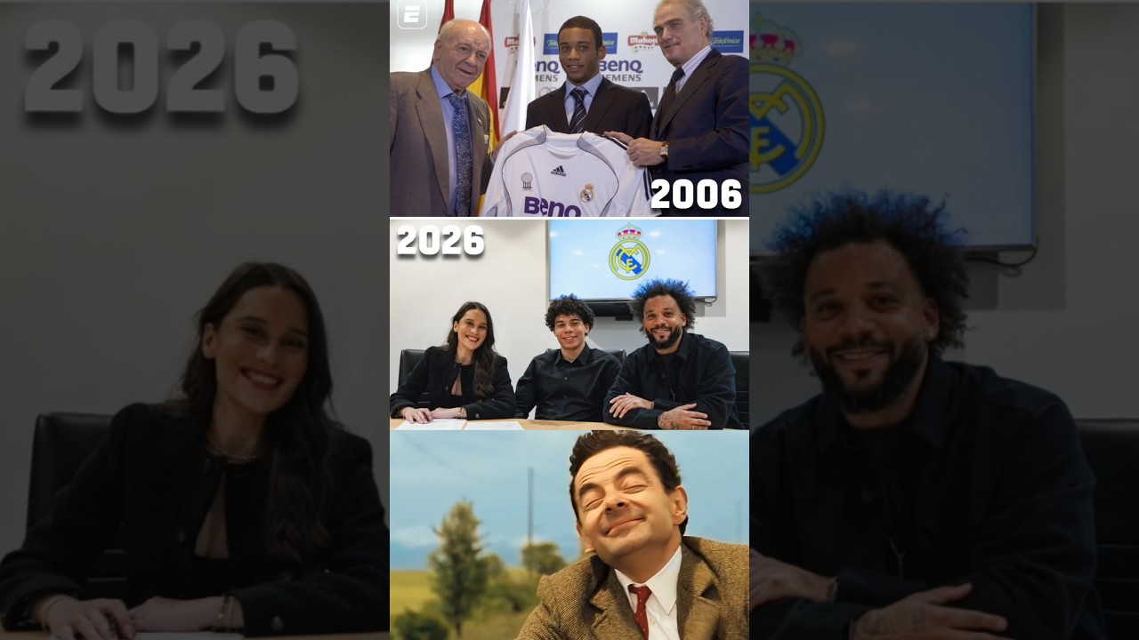 20 years after Marcelo, his son is also part of Real Madrid. 🏟️🔥 #football