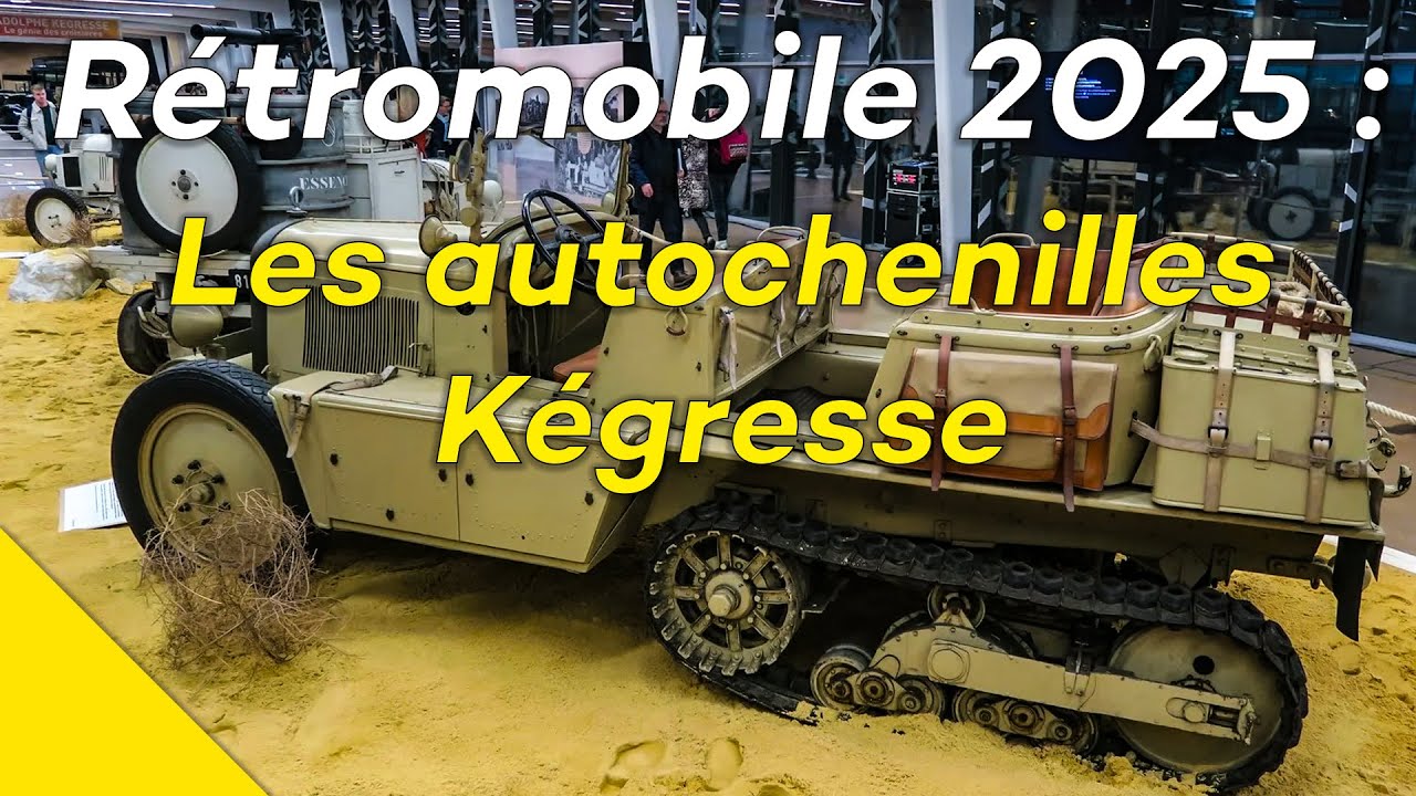 Les autochenilles Kégresse à Rétromobile 2025