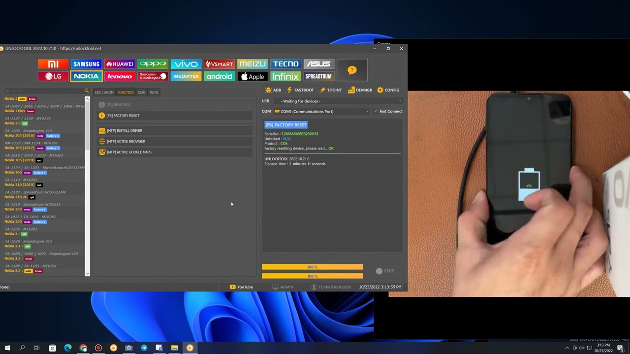 Nokia HMD SPD C10 ,C20,C30 new security and more  Generic factory reset in Fastboot Mode UnlockTo