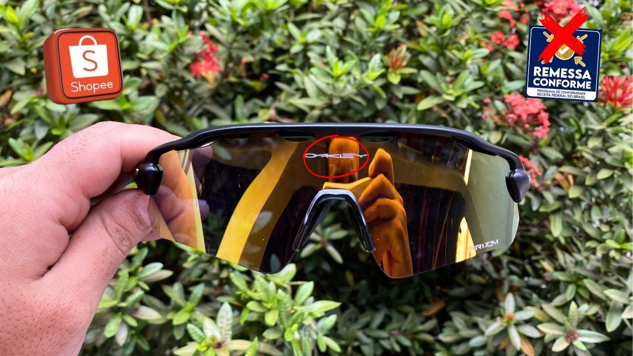 UNBOXING OAKLEY RADAR EV 24K PRIZM COMPRADA NA SHOPEE