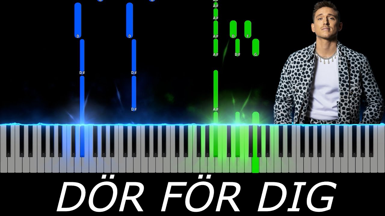 Dör för dig - Danny Saucedo - Piano Tutorial