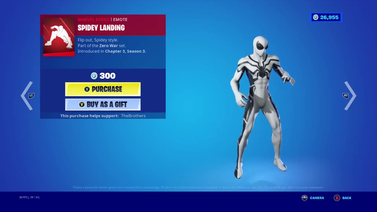 *NEW* SPIDEY LANDING EMOTE IN FORTNITE!! (SPIDER-MAN ZERO WAR)