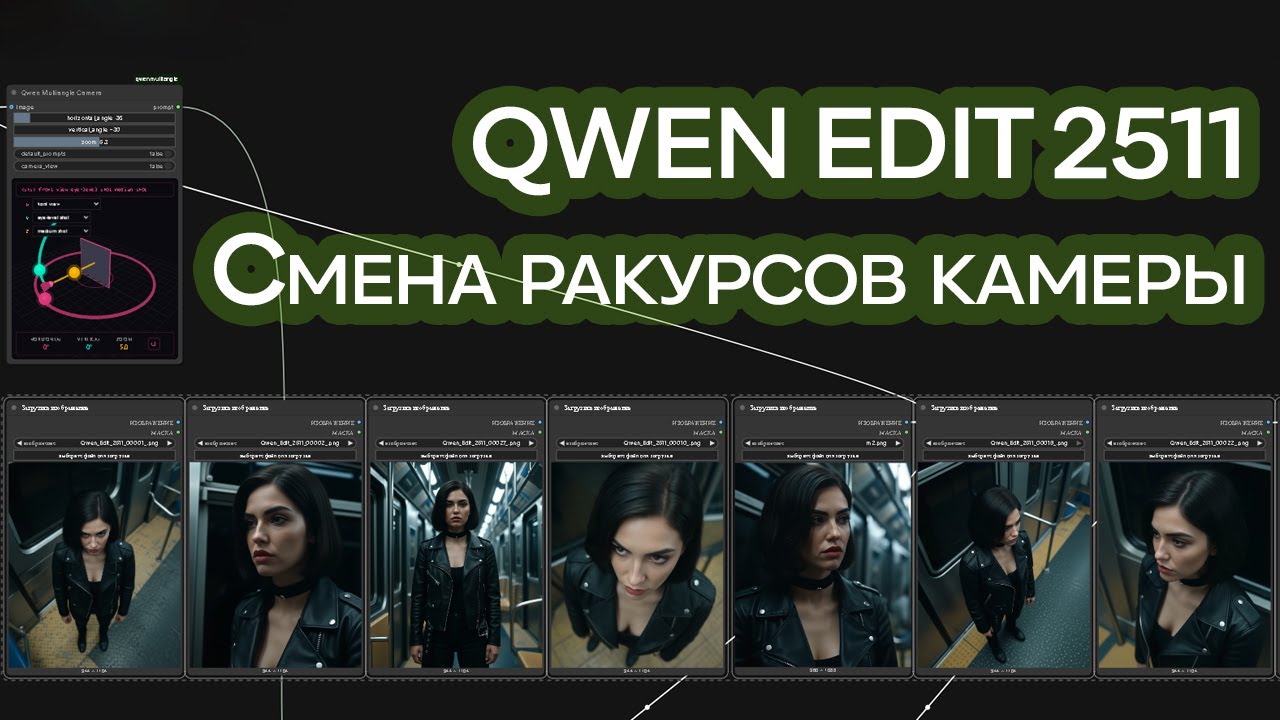 В Nano banana такого нет! Управление камерой в Qwen Image Edit 2511