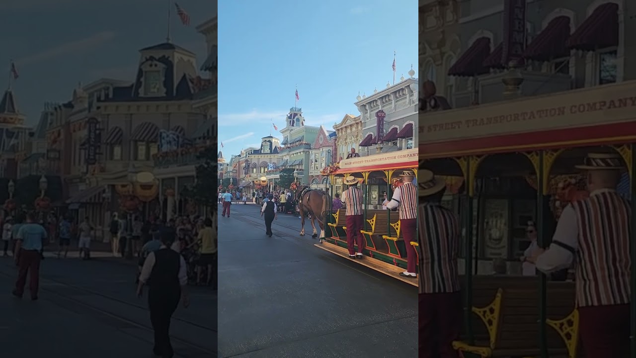 The Drapper Dan's going up Mainstreet USA!!#singing#disneyentertainment#disneyworld#disney.