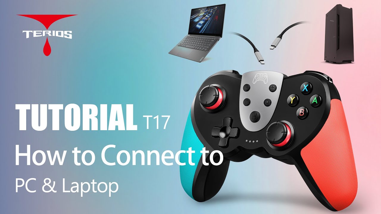 TERIOS Gaming-How to Connect to PC? (Controllers T17 for Nintendo Switch)