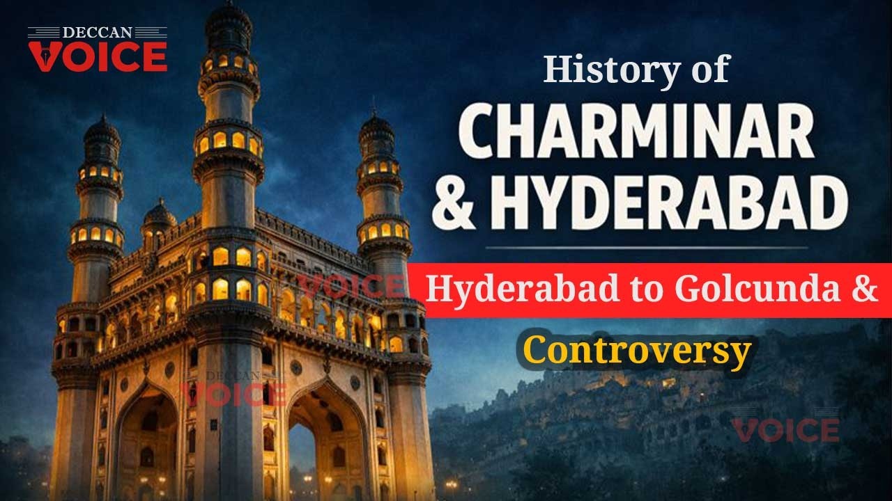 Charminar & Hyderabad History - Golconda Se Charminar Controversy - Deccan Voice