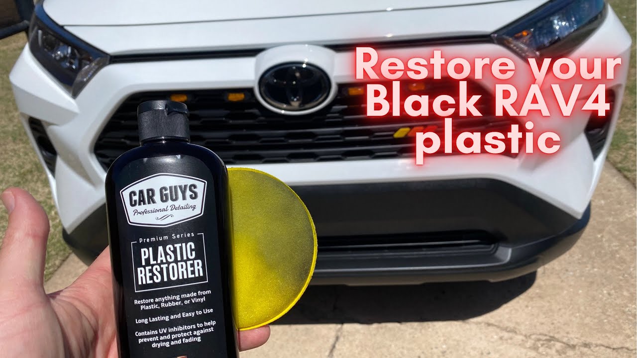 How Restore your RAV4 Black Plastic to look brand NEW
