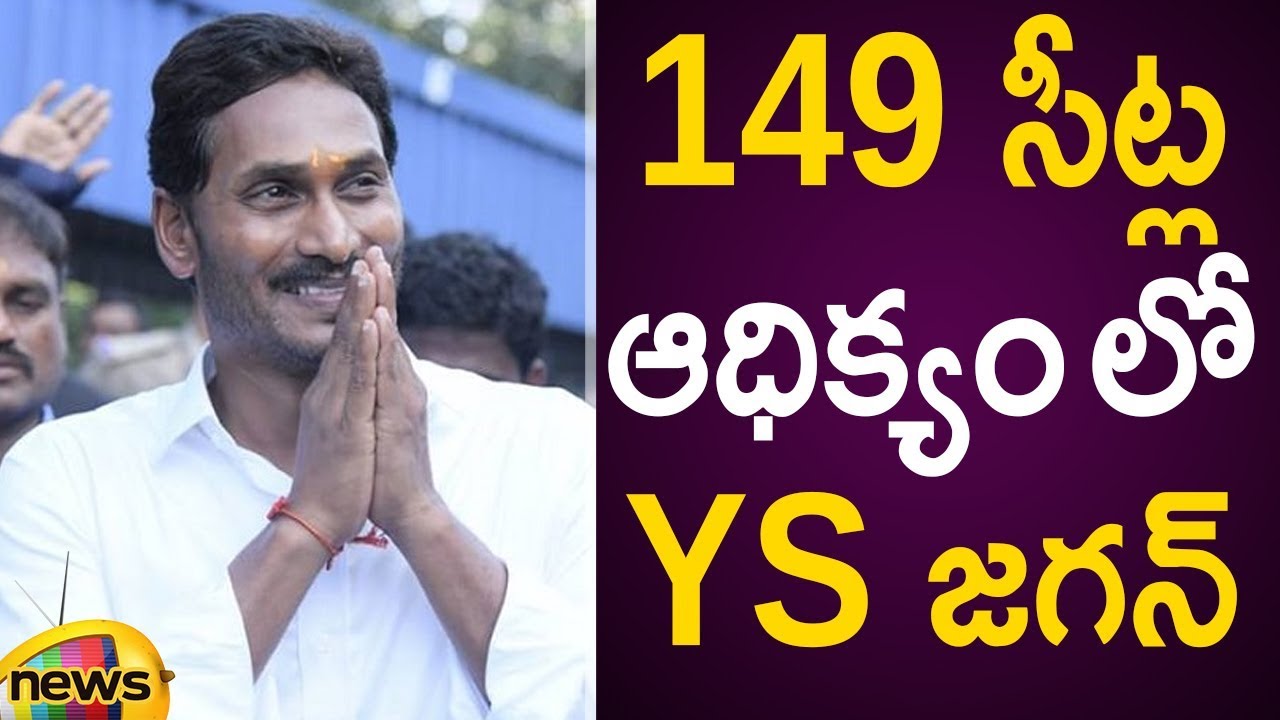 YS Jagan Is Leading With 149 Seats In AP Assembly Elections 2019 | Election Results | Mango News