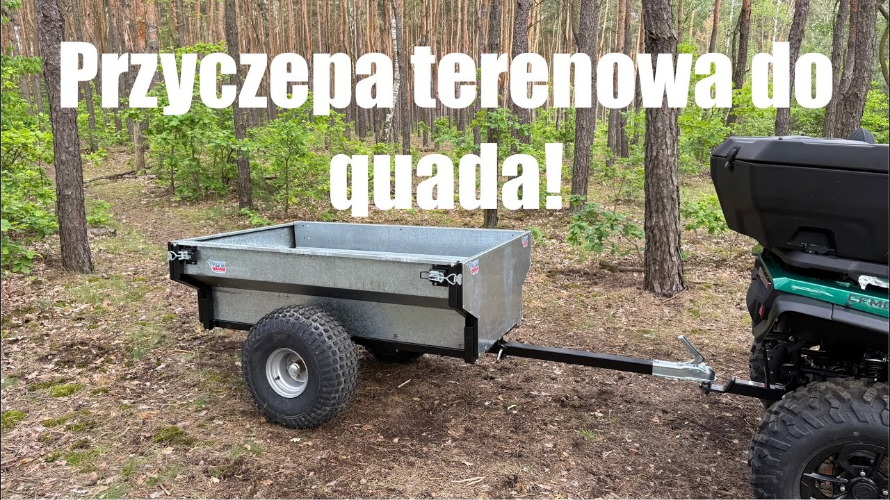 Przyczepa terenowa do quada. ATV TRAILER FARMER RIVAL przyczepka Quadowa w teren ATV-QUAD cfmoto