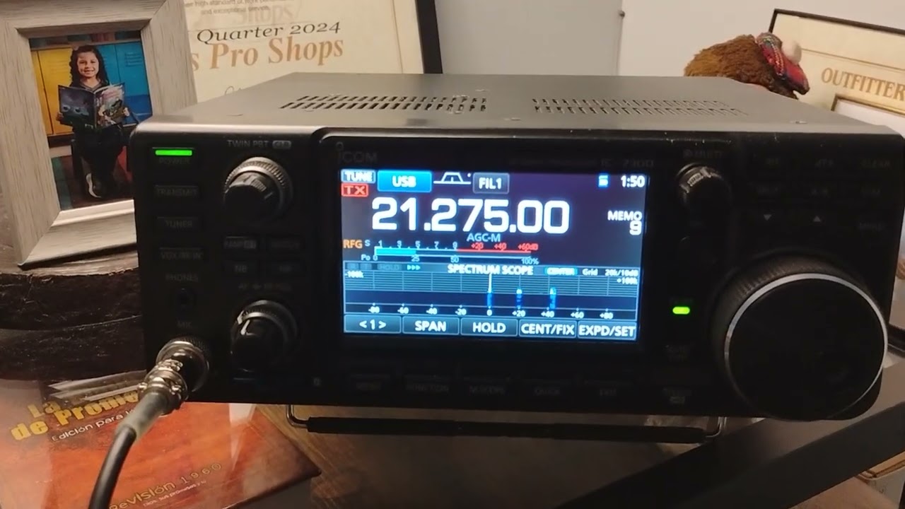KW5HP 21.275 15.MHZ + WP4NYU 73ssssss 
