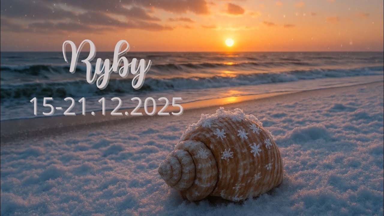 Ryby ♓ 15-21/12/25 🐚 Nadchodzi spełnienie marzeń ✨ Nie poddawaj się tuż przed metą. 