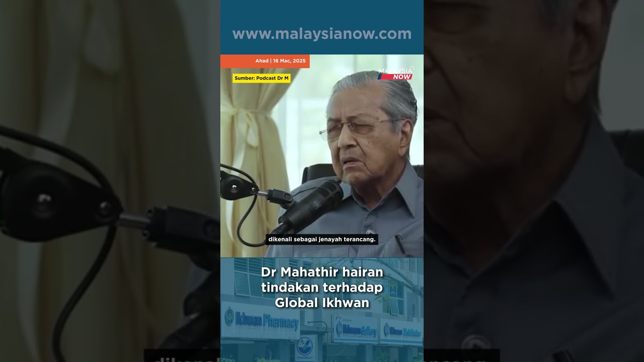 Dr Mahathir hairan tindakan terhadap Global Ikhwan | 16 Mac 2025 #berita #news