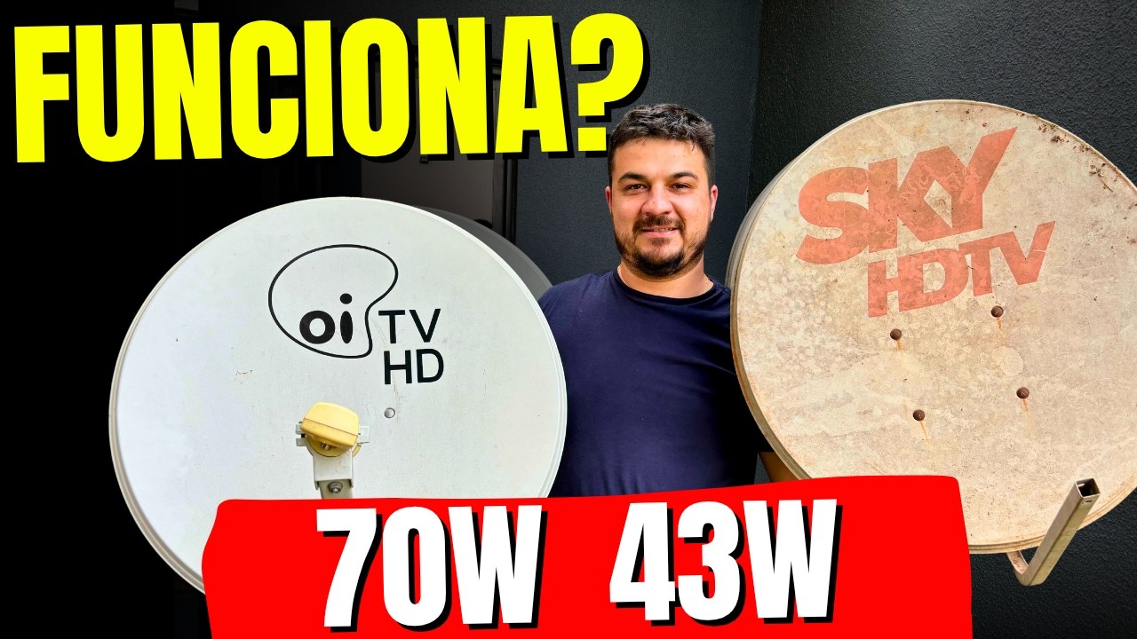 Antena da Sky, Claro ou Oi serve na Nova Parabólica? Descubra aqui!