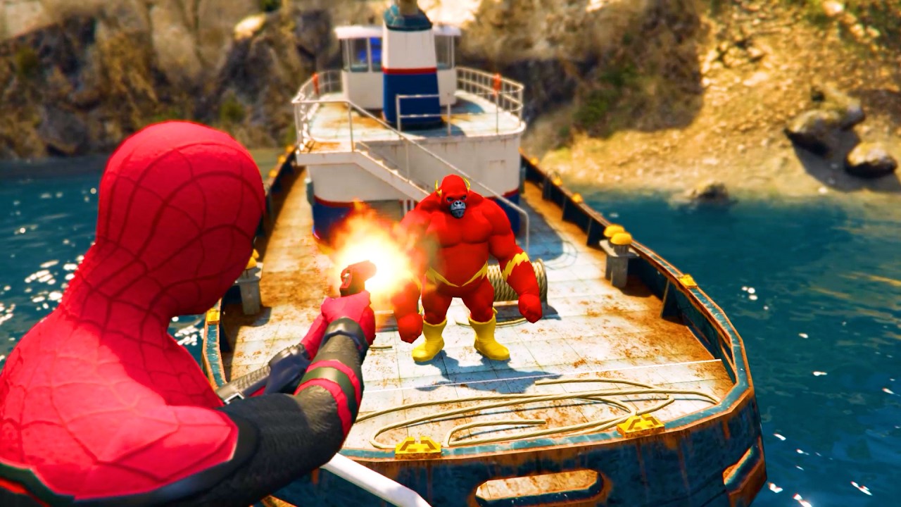 GTA 5 Funny Spiderman vs Minions Epic Ragdoll (Euphoria Physics)