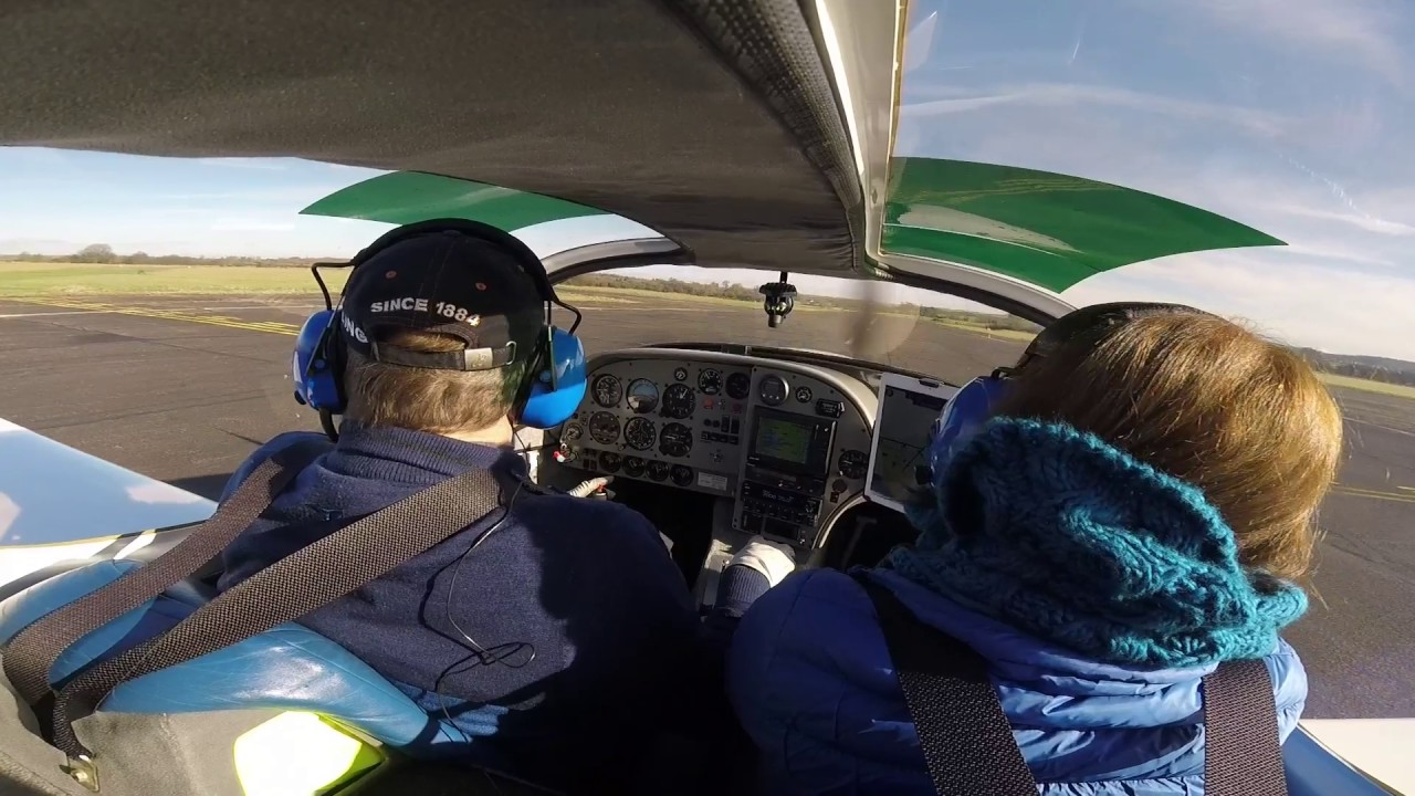 Europa G-OSLD. Winter hop to Leicester, Part 1 of 4