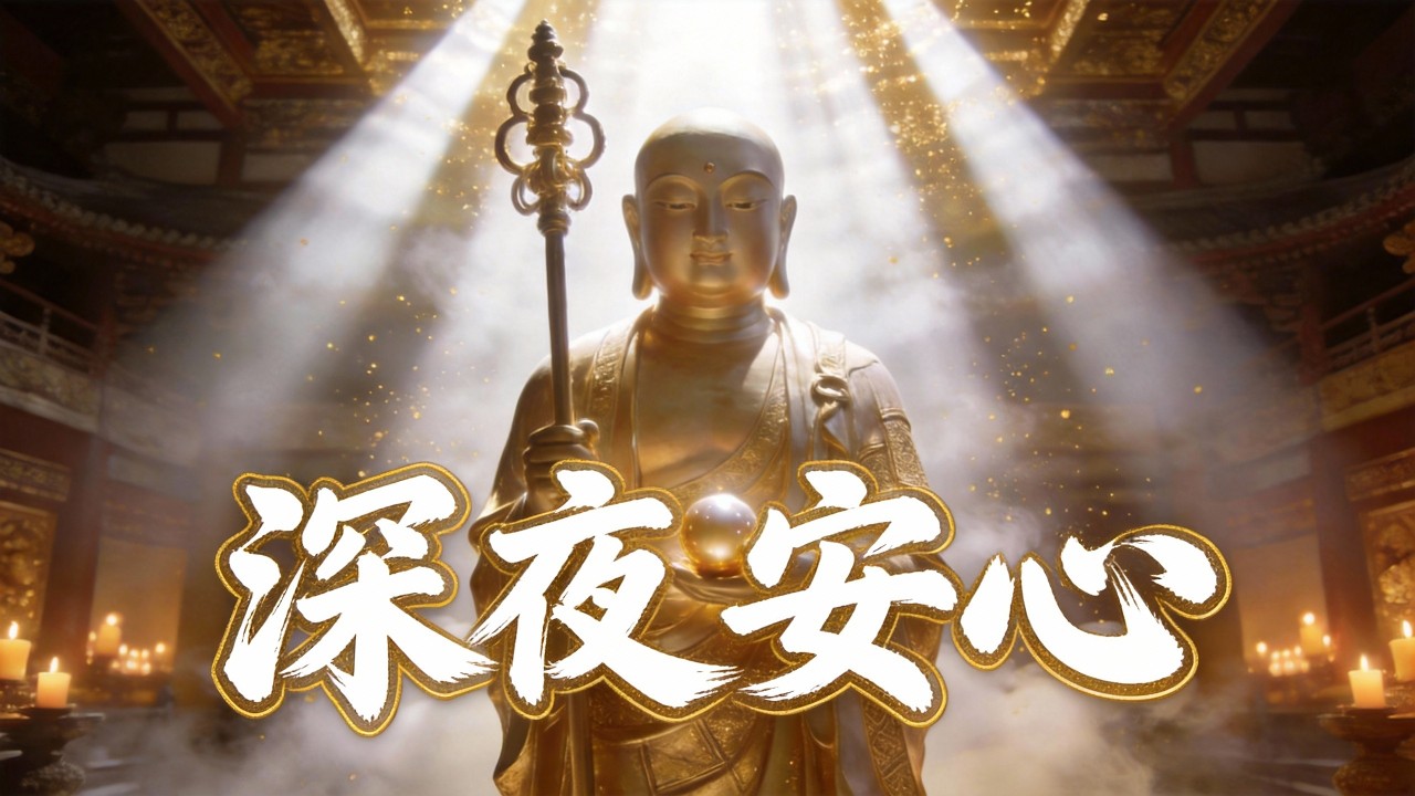 地藏护心梵音 2小时｜深夜心慌的温柔陪伴｜愿你今夜心安稳