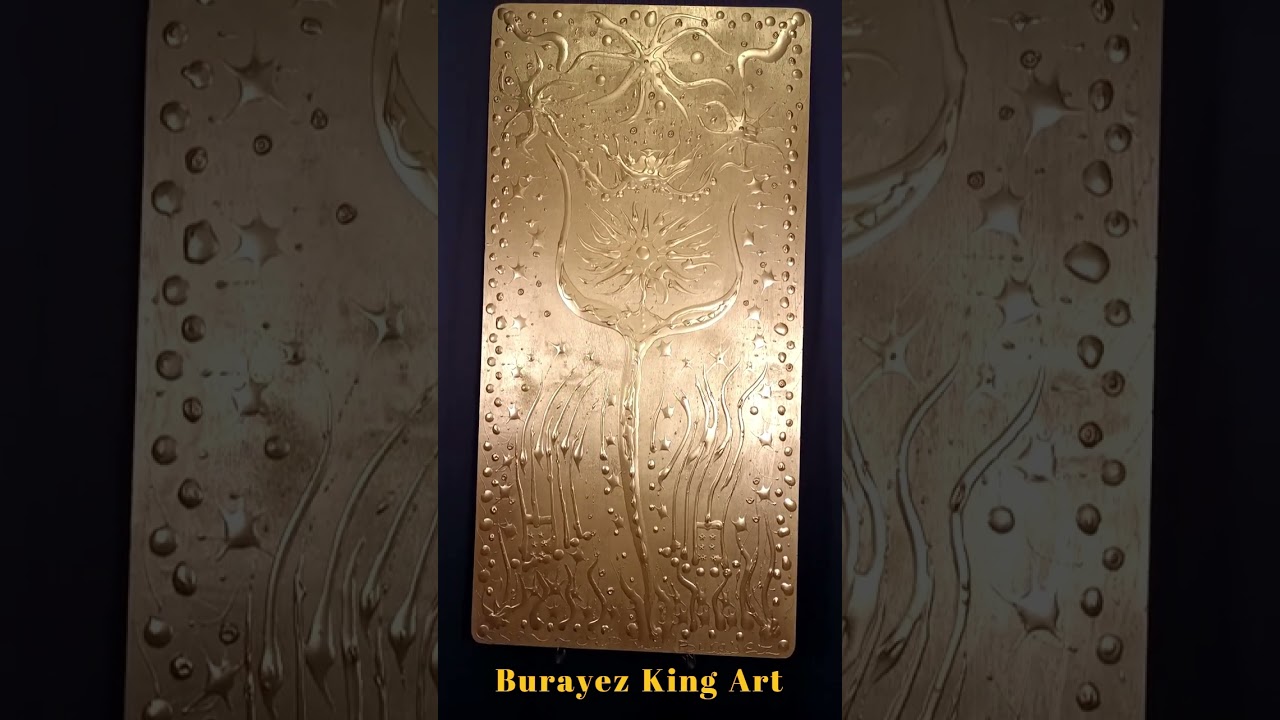 Golden Gift An Original Art work Created by Artist/Inventor Taher Burayez
