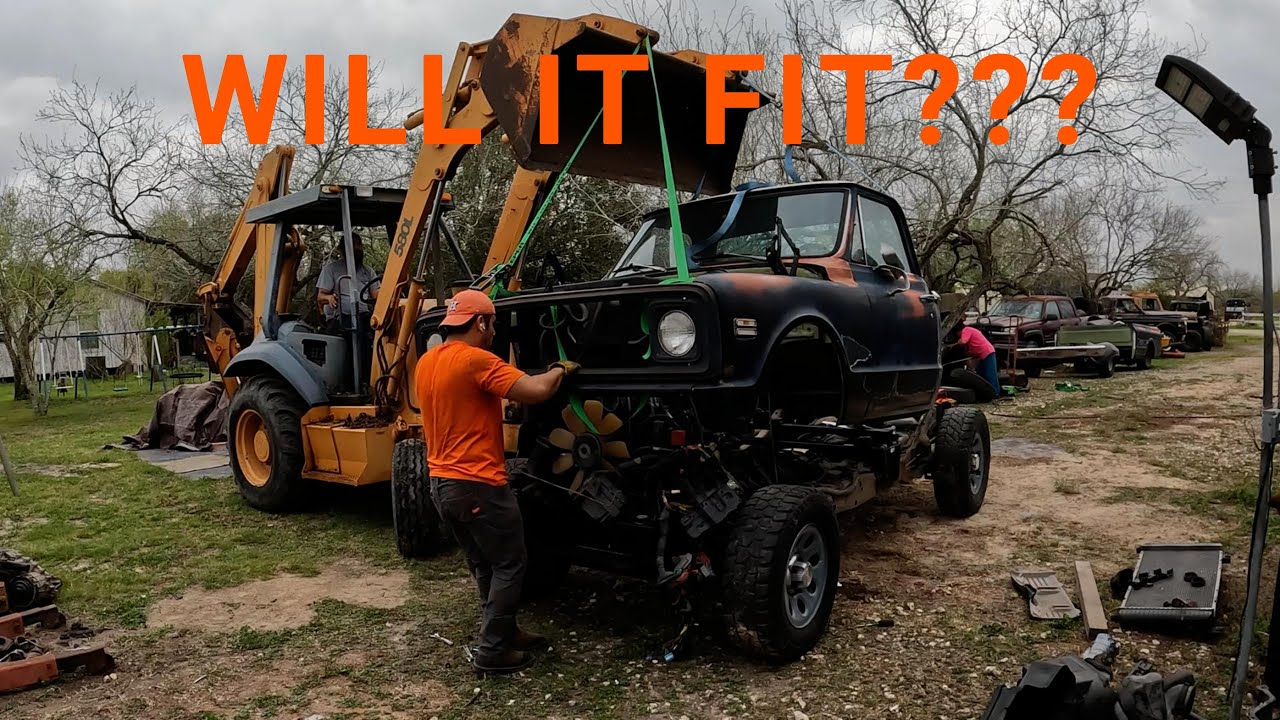 1972 C10 EZ SWAP KIT ON TO A TAHOE FRAME